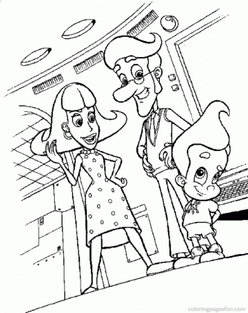 Jimmy Neutron Coloring Pages 10 | Free Printable Coloring Pages 