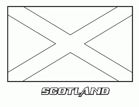 scotland flag coloring page  coloring home