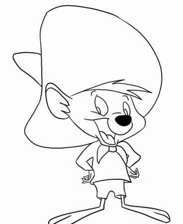 Speedy Gonzalez Colouring Pages (page 3)