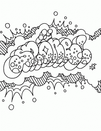 Coloring Pages Incredible Graffiti Coloring Pages Coloring Page 