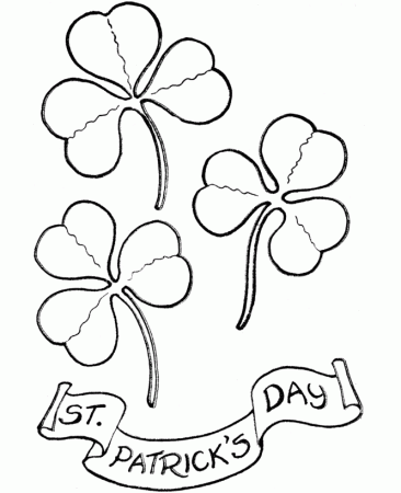 St Patrick's Day Coloring Page & Coloring Book