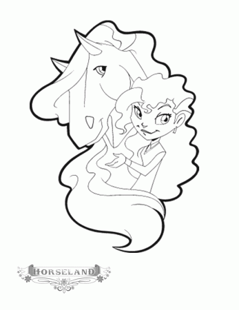 Coloring Page - Horseland coloring pages 4