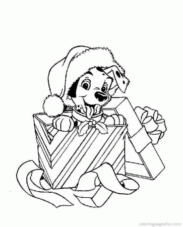 Christmas Disney | Free Printable Coloring Pages 