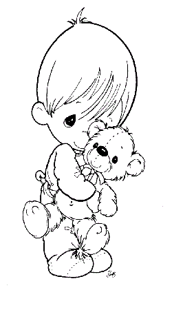 Baby Precious Moments Coloring Pages | children coloring pages 