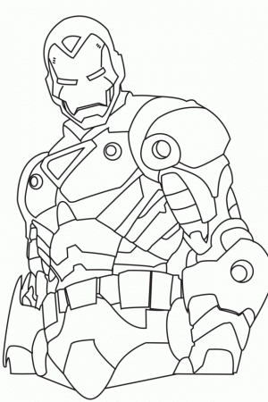Download Printable Ironman Colouring Pages For Kids 640x960 (11685 