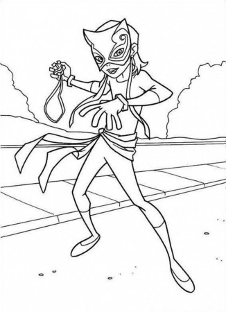 Funny: Top Ben Catwoman Coloring Page Coloringplus Picture 