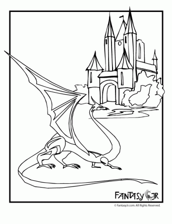 Medieval Dragon | Coloring Pages.. for kids! :D
