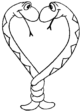 lovely snake coloring pages for kids | Great Coloring Pages