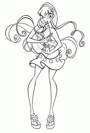 winx disegni Colouring Pages (page 2)