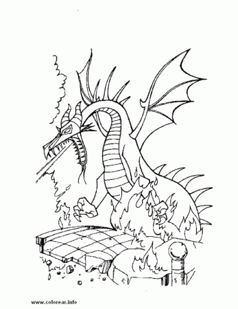 Dragon Coloring Pages For Kids Printable 288 | Free Printable 