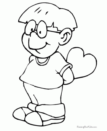 Valentine Day coloring pages for kid - 013