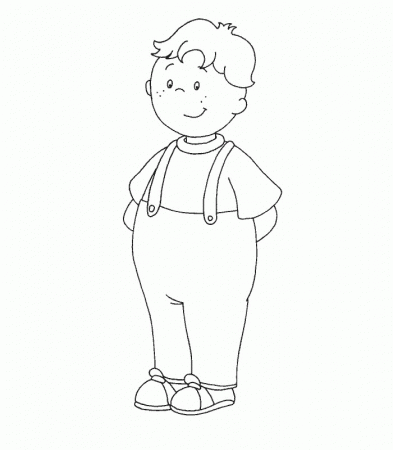 Caillou Coloring Page : Printables for Kids – free word search 