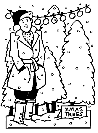 Advent Calendar Day 4 - Christmas Coloring Pages - Christmas Tree 