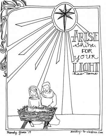 Nativity Coloring Pages Printable. 4 5. 1000 images about coloring ...