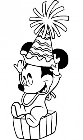 Baby Mickey Mouse Coloring Pages - Coloring Page Photos