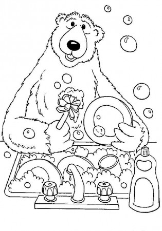 Rupert Bear Coloring Page Sketch Coloring Page