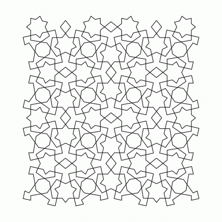 Tessellation Coloring Pages for Pinterest