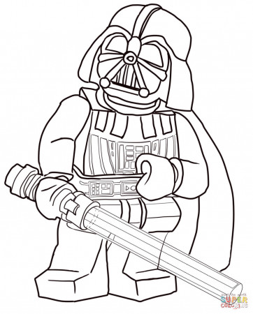 Lego Star Wars Darth Vader coloring page | Free Printable Coloring ...