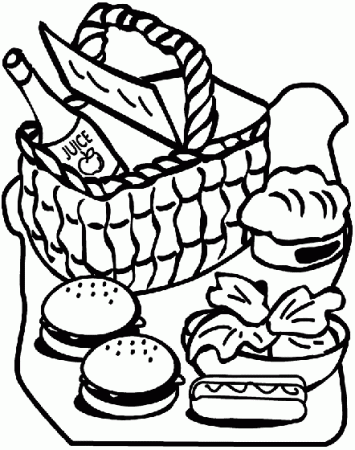 Picnic on crayola.com | Coloring pages, Family coloring pages, Free coloring  pages