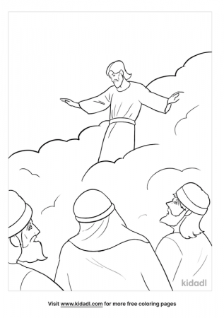 Acts Of The Apostles Chapter 1 Coloring Pages | Free Bible Coloring Pages |  Kidadl