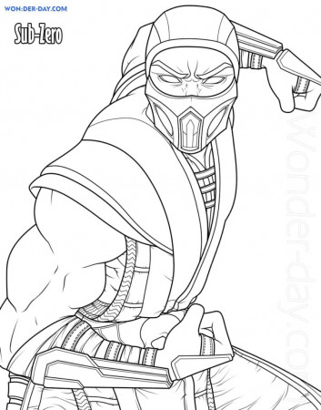 Sub Zero coloring pages - 90 Free coloring pages | WONDER DAY — Coloring  pages for children and adults