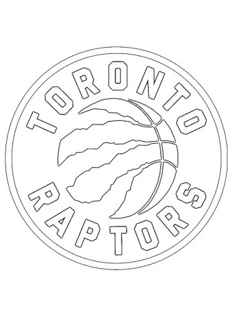 colouring page Toronto Raptors | coloringpage.ca