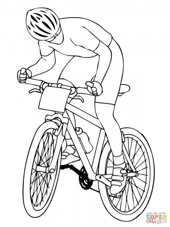 printable bicycle coloring pages - Clip Art Library