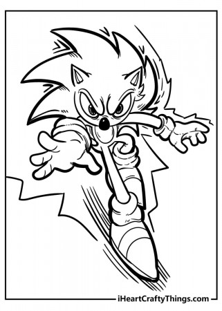 Sonic 2 Movie Coloring Page The Hedgehog 2 Coloring Page Page For Kids