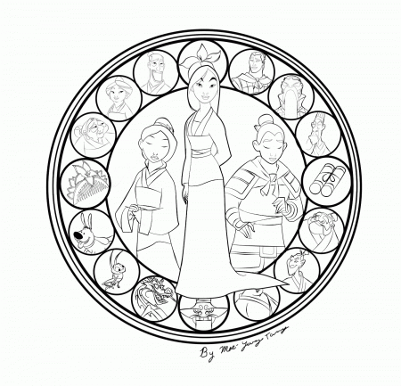 Disney Princess Mulan Coloring Pages Coloring Pages For Kids #99 ...