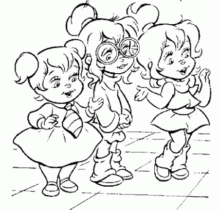 Alvin And The Chipmunks Coloring Pages Print - Coloring Pages For ...