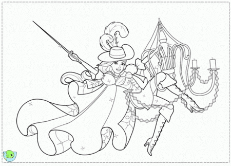 three musketeers coloring pages az coloring pages Barbie Three ...