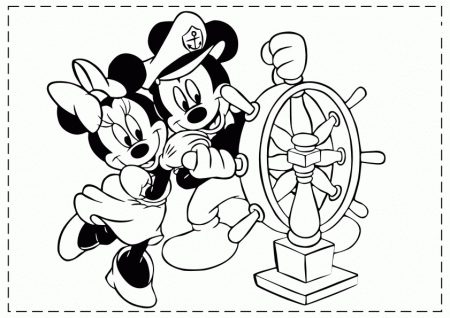 Mickey Minnie Mouse Coloring Pages - Colorine.net | #27007