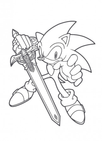Sonic the Hedgehog Coloring Pages and Book | UniqueColoringPages