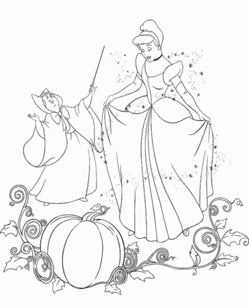 Cute princess printable coloring pages