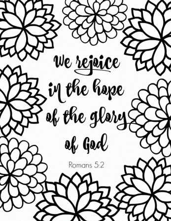 Free Printable Scripture Verse Coloring Pages -