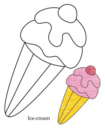 0 Level ice-cream coloring page | Download Free 0 Level ice-cream ...