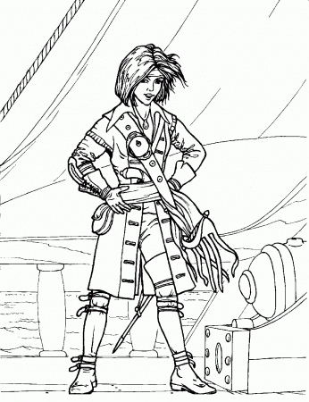 Kids Under 7: Pirates Coloring Pages