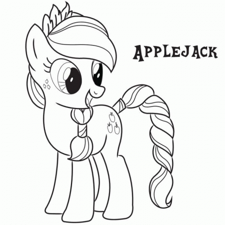 Applejack - Coloring Pages for Kids and for Adults