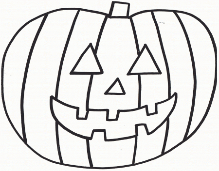 Smile Pumpkin Coloring Pages Coloring Pages For Kids #Xi ...