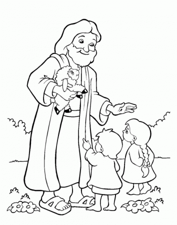gospel coloring book. sunday school creation bible coloring pages ...