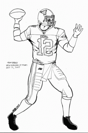 Reading Tom Brady Coloring Page Free Printable Coloring Pages ...