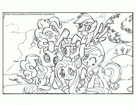 Print My Little Pony - Coloring Pages for Kids and for Adults