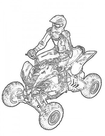Drawing Quad / ATV #143191 (Transportation) – Printable coloring pages