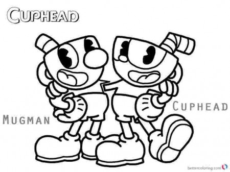 Cuphead Coloring Pages Idea - Whitesbelfast