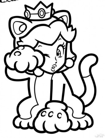 Coloriage Mario 3d World | Cute coloring pages, Coloring pages, Mario art
