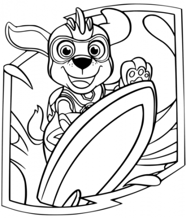10 Free Paw Patrol Mighty Pups Coloring Pages Printable – ScribbleFun