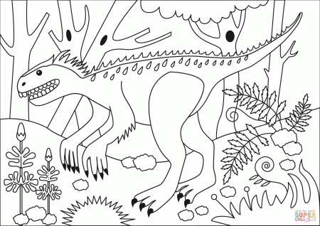 Indominus Rex coloring page | Free Printable Coloring Pages