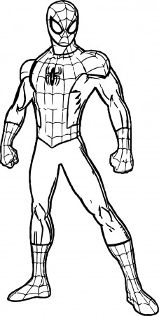 Spidey Spider Man Coloring Page | Wecoloringpage.com in 2020 | Hulk coloring  pages, Superhero coloring pages, Superhero coloring