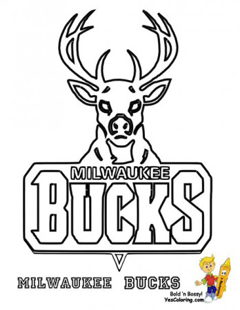 Milwaukee Bucks Colouring Pages - Free Colouring Pages