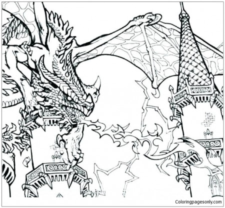 Bearded Dragon Coloring Pages - Dragon Coloring Pages - Coloring Pages For  Kids And Adults